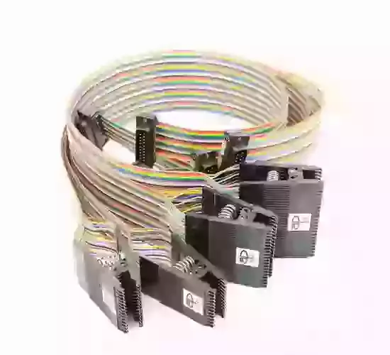 IC test clips with cables